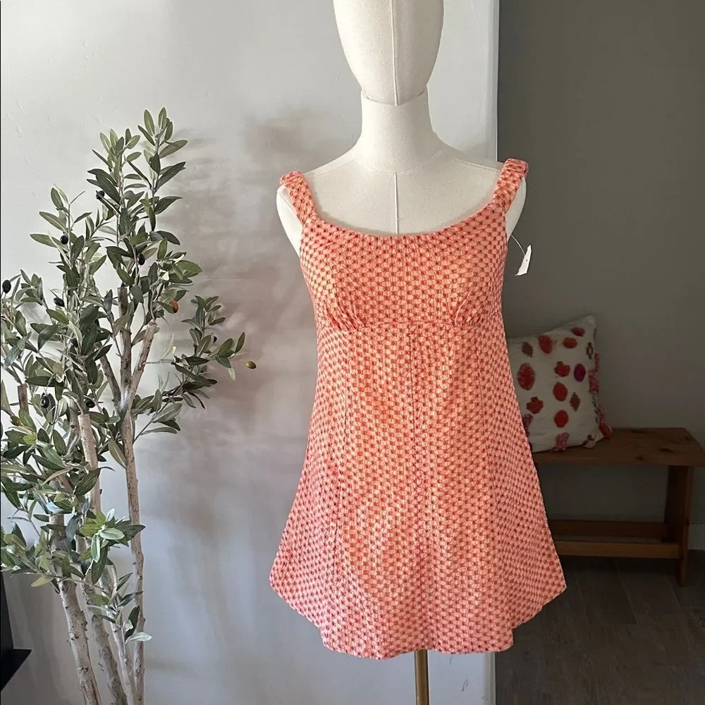 Free People Berry Kiss Mini Dress New!